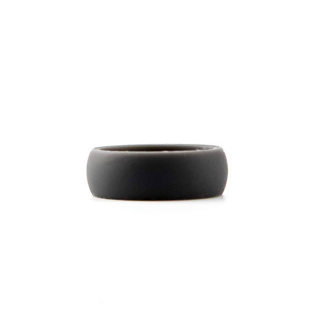 10 Pack Silicone Wedding Rings for Men - Durable, Comfortable & Hypoallergenic - Perfect for Gym, Swimming, Travel & Outdoor Activities