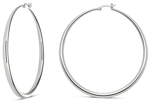 Sterling Silver Plated / 3.2 in - X-LARGE