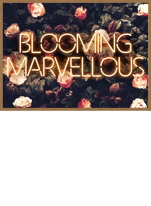 Blooming Marvelous Neon Print T-Shirt - Vibrant Floral Design for Women | Perfect for Summer, Festivals & Casual Wear