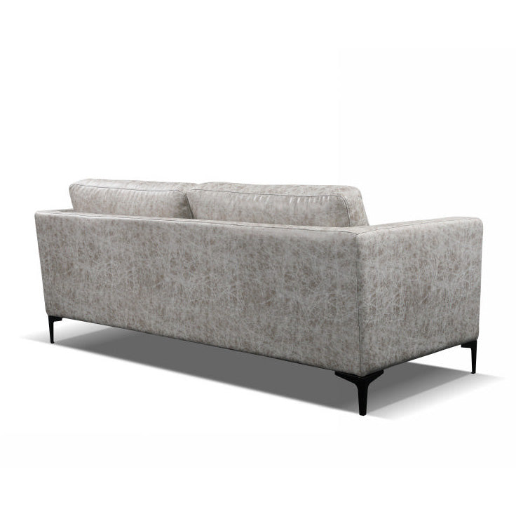 RYLAN 3-Seater Sofa in Taupe Grey - Modern Living Room Furniture for Small Spaces & Apartments - Perfect for Relaxing, Entertaining & Family Gatherings