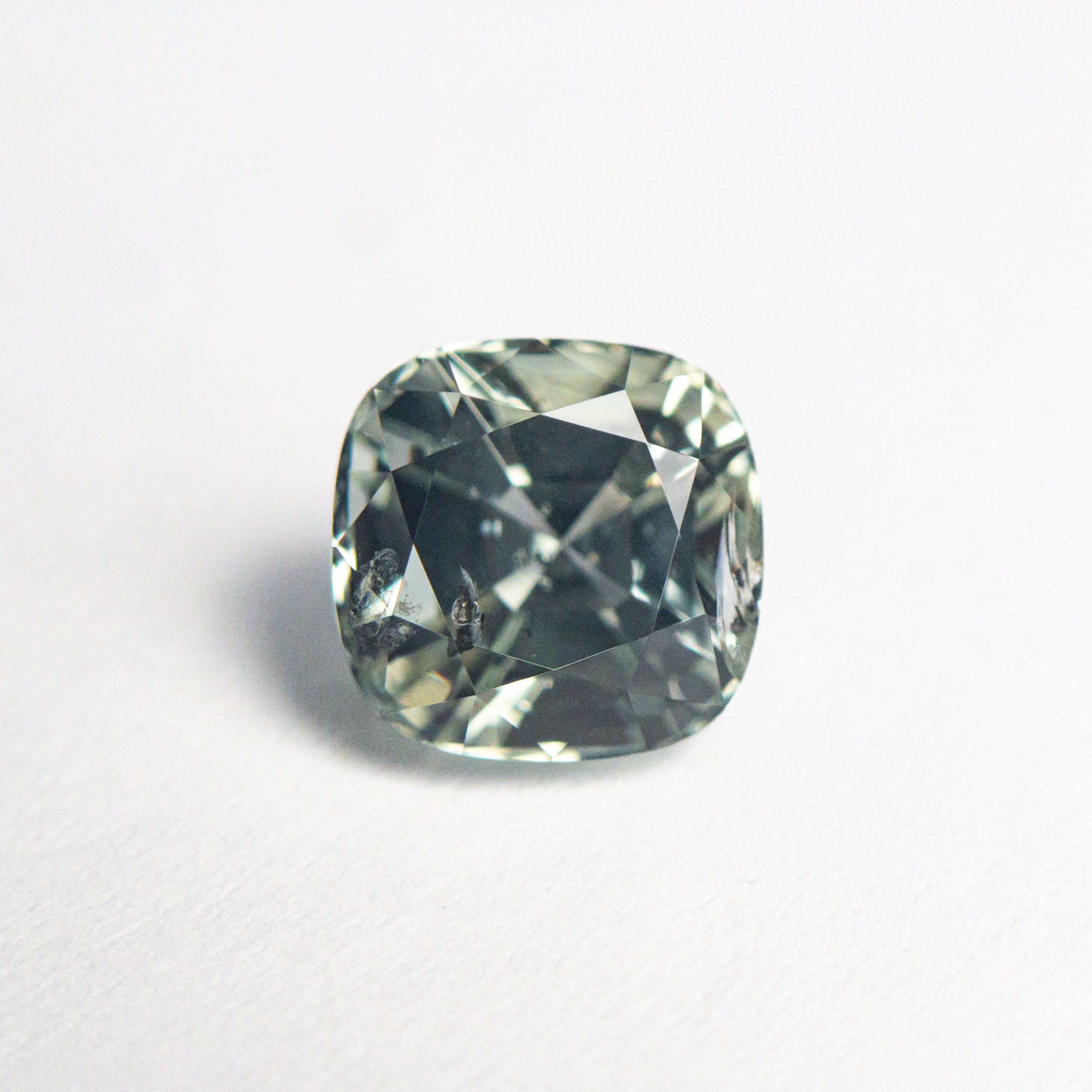 1.79ct Natural Blue Cushion Cut Sapphire Gemstone - 6.37x6.24x4.93mm Brilliant Cut Loose Stone for Jewelry Making, Engagement Rings & Fine Collections