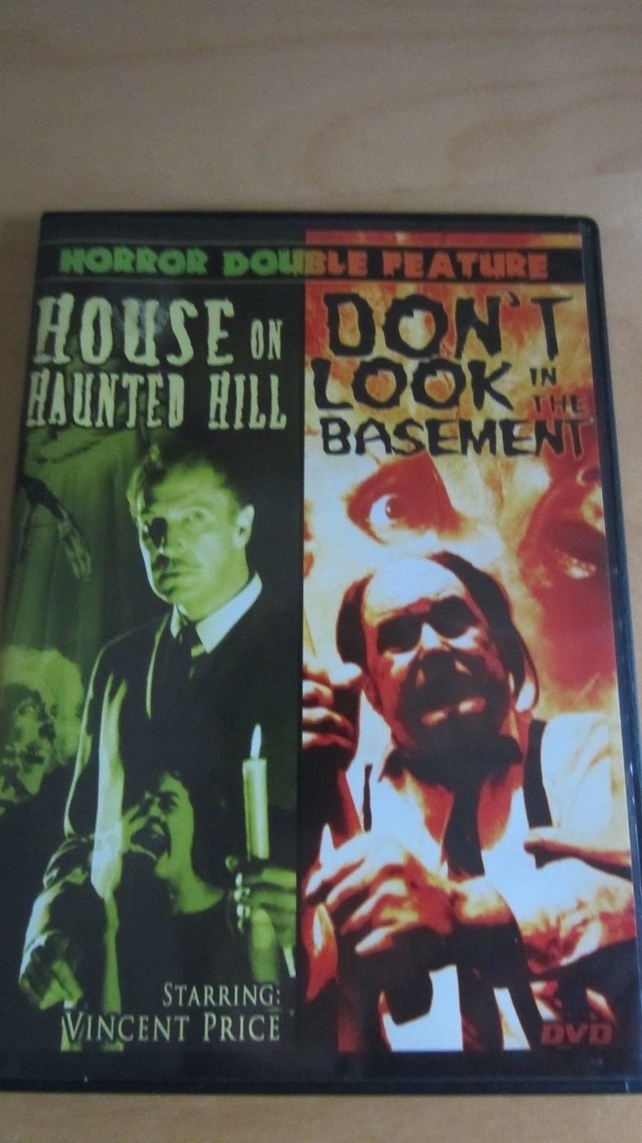 House On Haunted Hill / Don't Look In The Basement - Classic Horror Double Feature DVD - Perfect for Halloween Movie Nights & Scary Film Collections