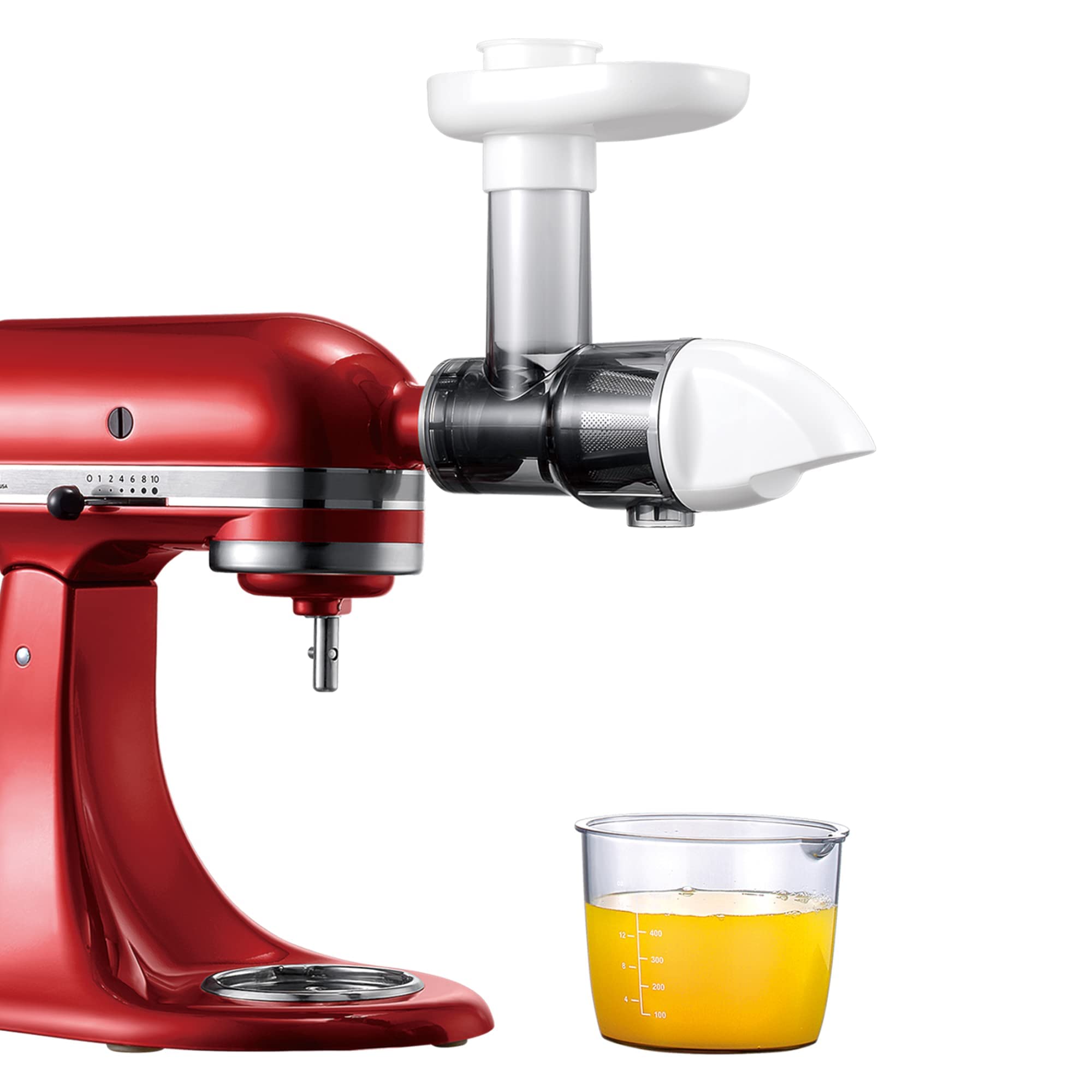 KITOART Grinder & Masticating Juicer Attachment - Stainless Steel Food Processor for Fruits, Vegetables & Nuts - Perfect for Smoothies, Baby Food & Healthy Juicing at Home