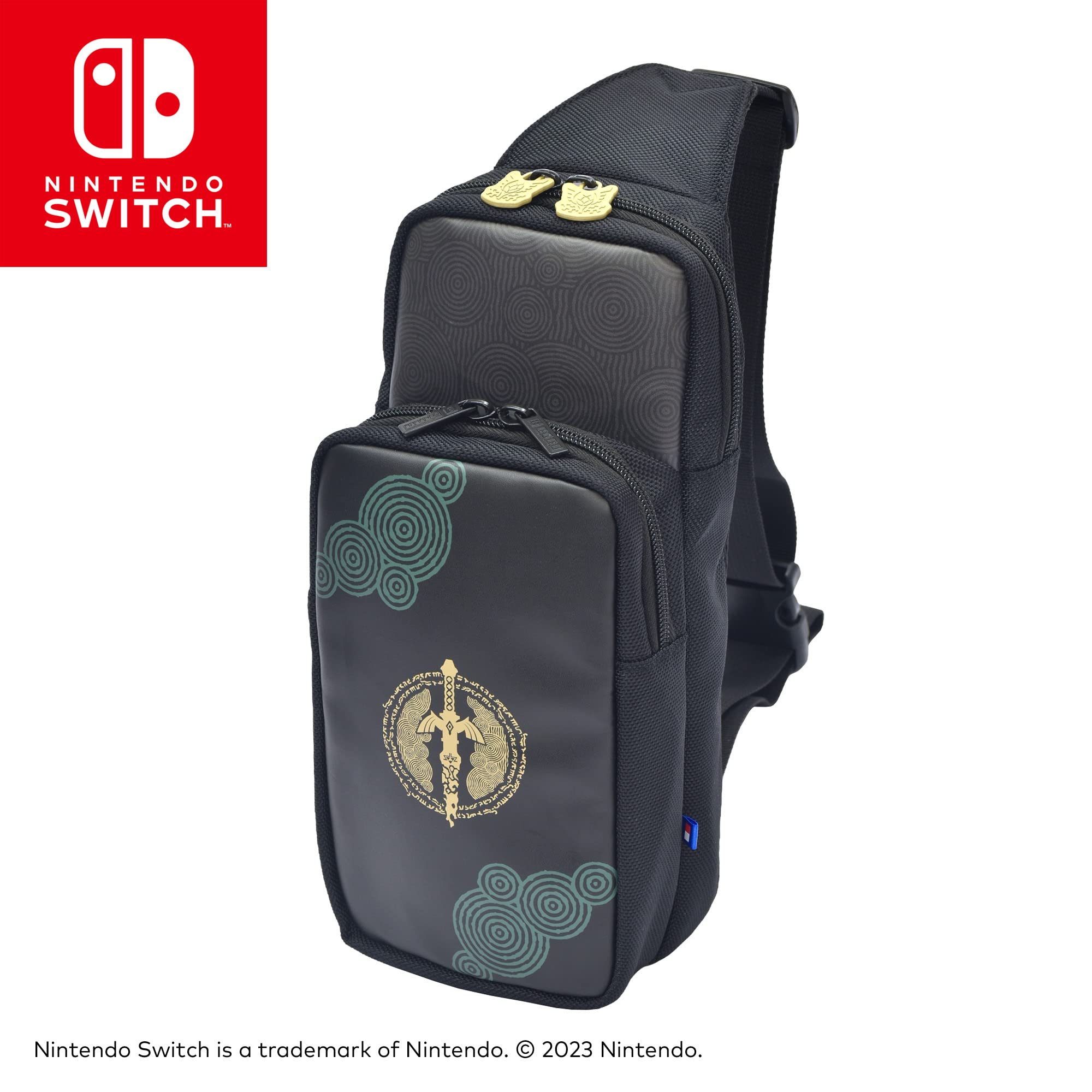 HORI Adventure Pack (The Legend of Zelda: Tears of the Kingdom Edition) - Officially Licensed Nintendo Switch Crossbody Bag for Switch/Switch Lite/Switch OLED - Perfect for Gaming On-The-Go & Travel Accessories