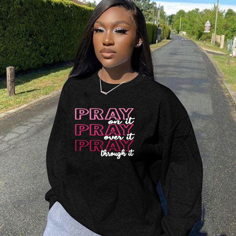 Comfortable Long Sleeve Crew Neck Loose Hoodie for Men & Women | Soft Cotton Pullover Sweatshirt | Perfect for Casual Wear, Gym, and Outdoor Activities