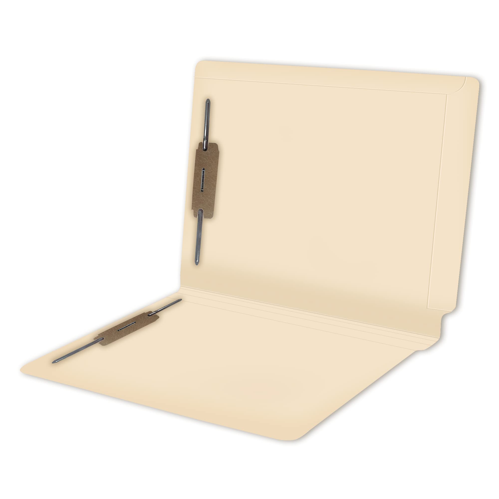 250-Pack Heavy Duty Manila File Folders - 14pt Reinforced Top & Side Tabs with 2