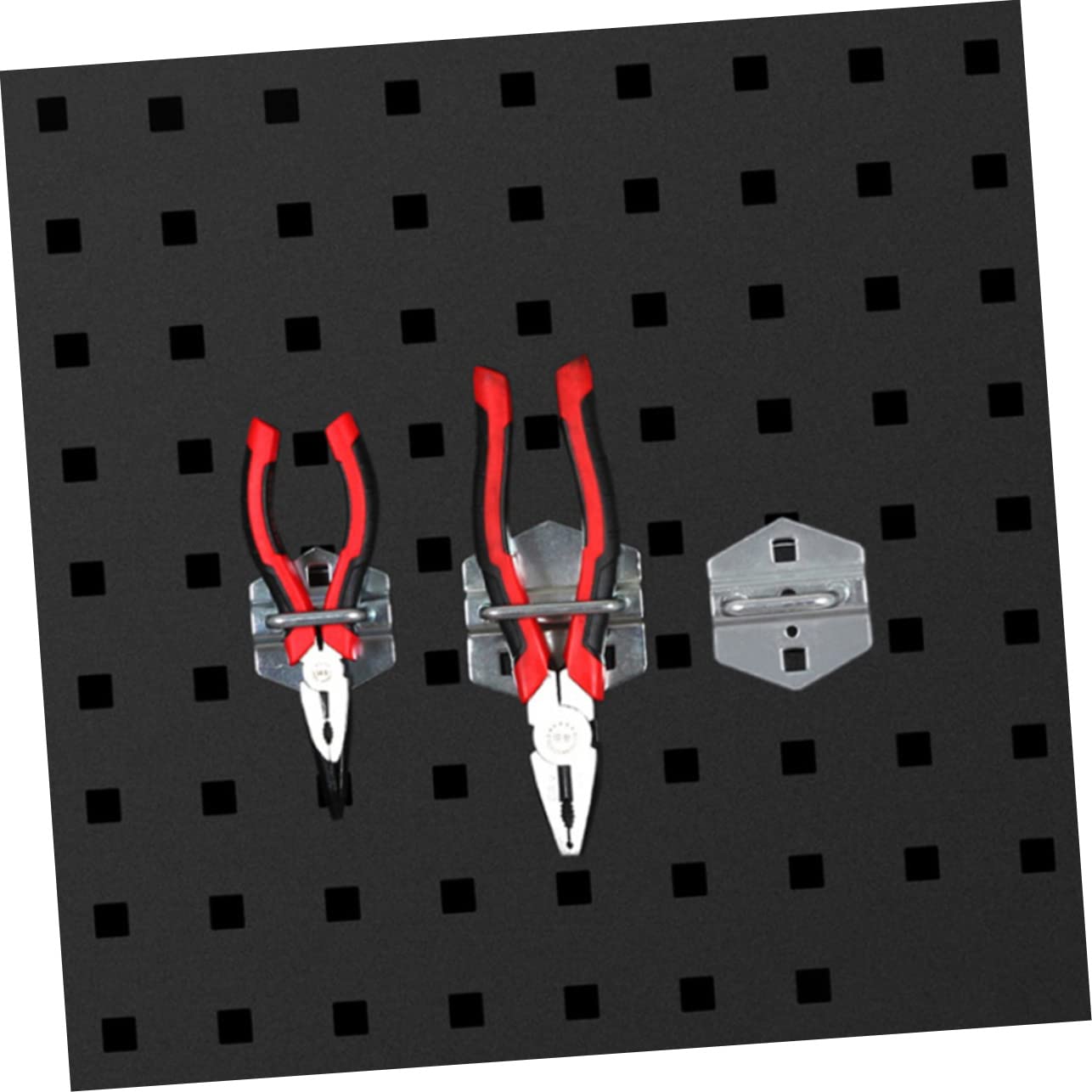 CIYODO 3-Piece Heavy Duty Wall Mount Tool Rack Hook Set - Pegboard Organizer with Garage Hooks, Ladder Hangers & Cord Holders - Durable Iron Construction for Workshop, Garage & Home Organization