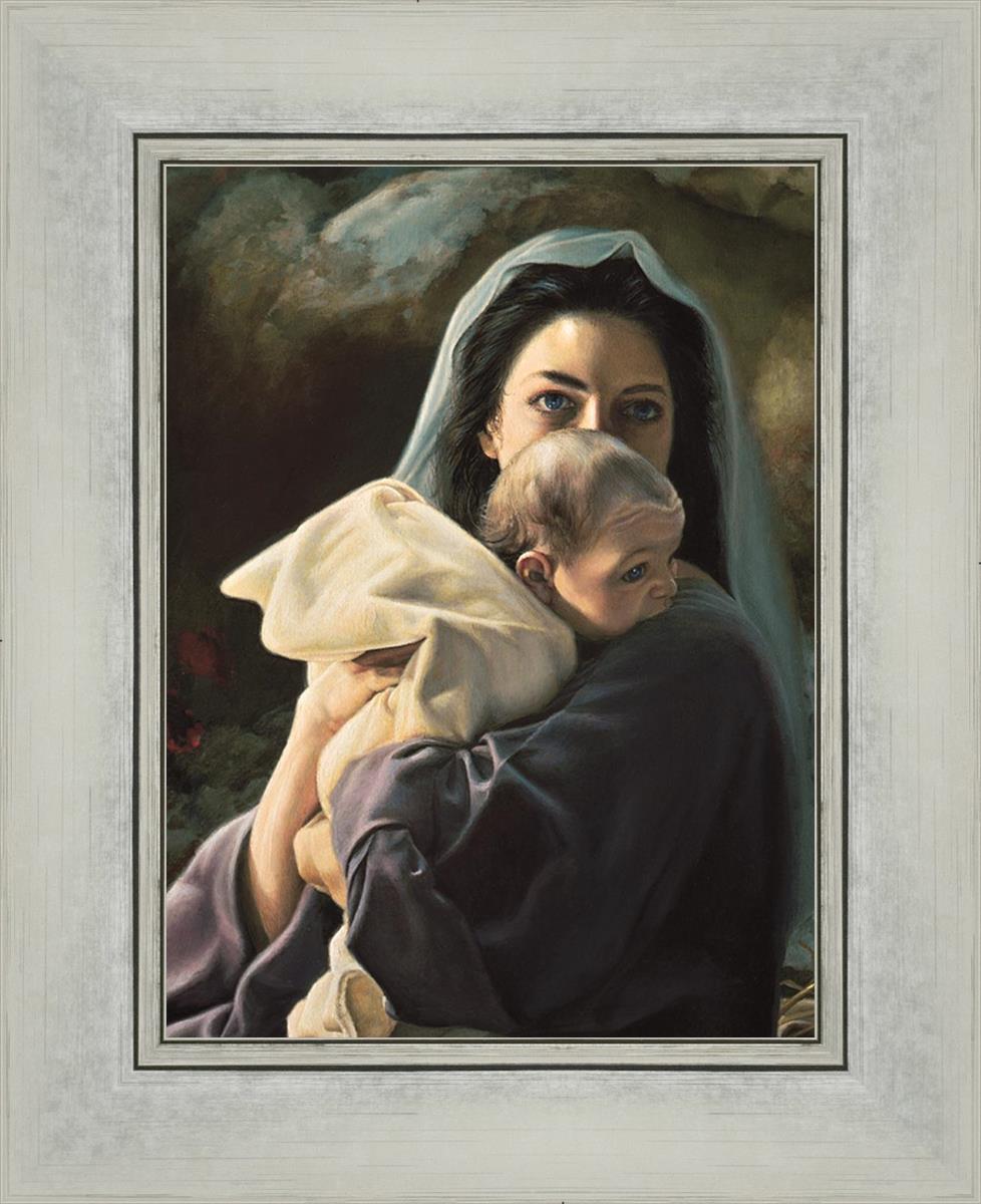 Be It Unto Me Religious Painting by Liz Lemon Swindle - Inspirational Christian Art for Home, Church & Office Decor
