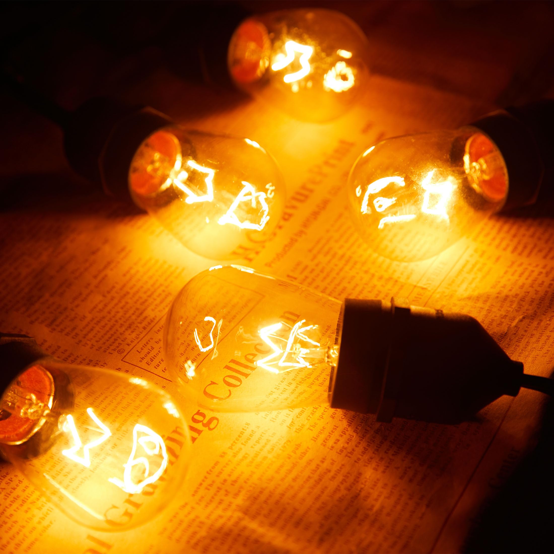 20 Pack S14 Replacement Light Bulbs - 11W Warm White Incandescent Edison Bulbs with E26 Medium Base | Commercial Grade for Outdoor Patio String Lights, Cafe Lighting & Backyard Decor