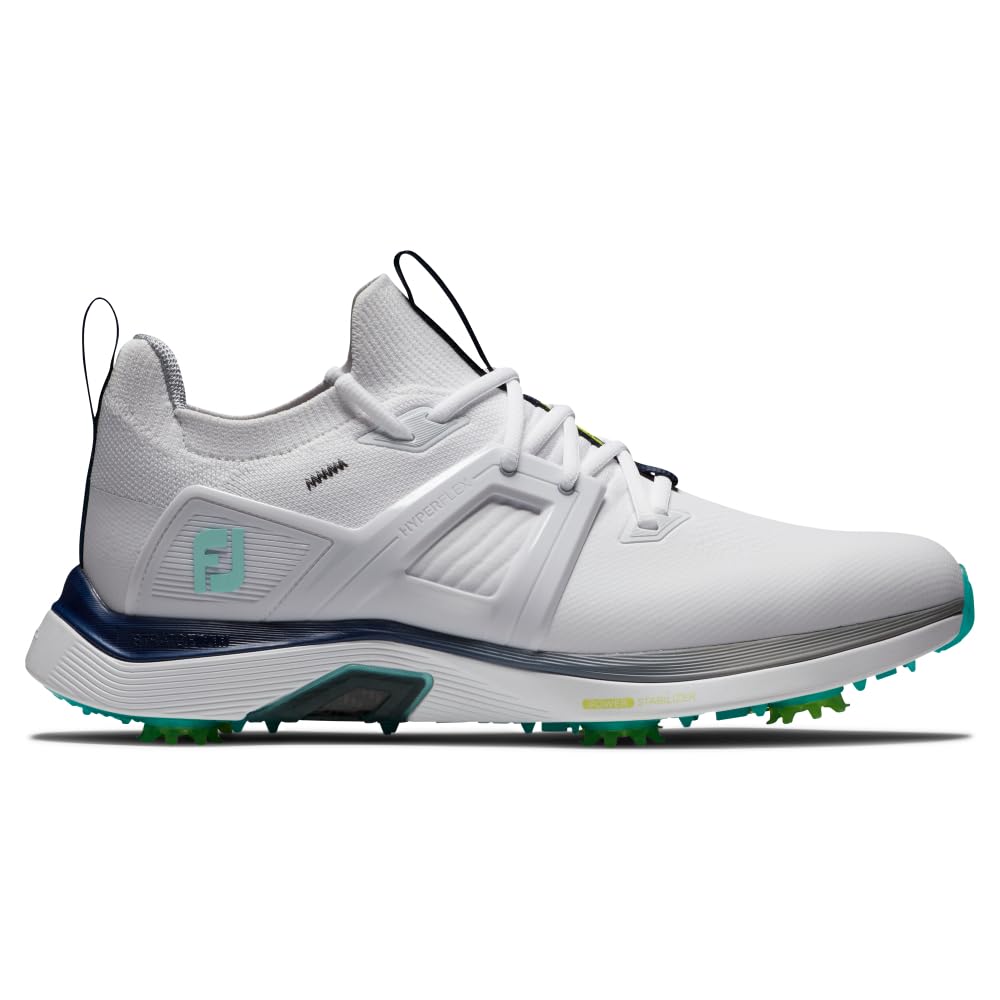 FootJoy Men's Hyperflex Carbon Golf Shoes - Lightweight & Waterproof Spiked Golf Footwear for Comfort & Performance on the Course