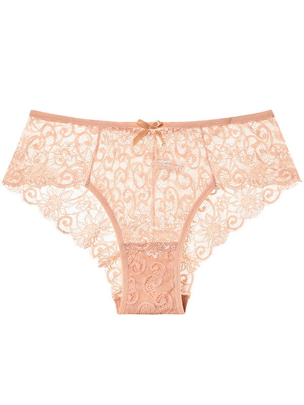 ZASUWA Women's Sexy Floral Lace Dot Underwear - Comfortable & Breathable Panties for Date Night, Wedding, or Special Occasions