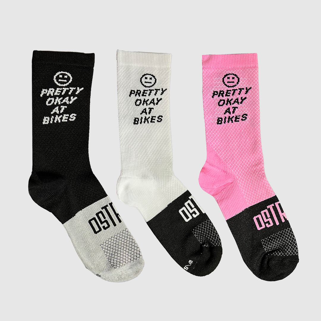 Cycling Socks for Men & Women - Breathable Bike Socks with Arch Support - Perfect for Road Cycling, Mountain Biking & Indoor Training - Final Sale