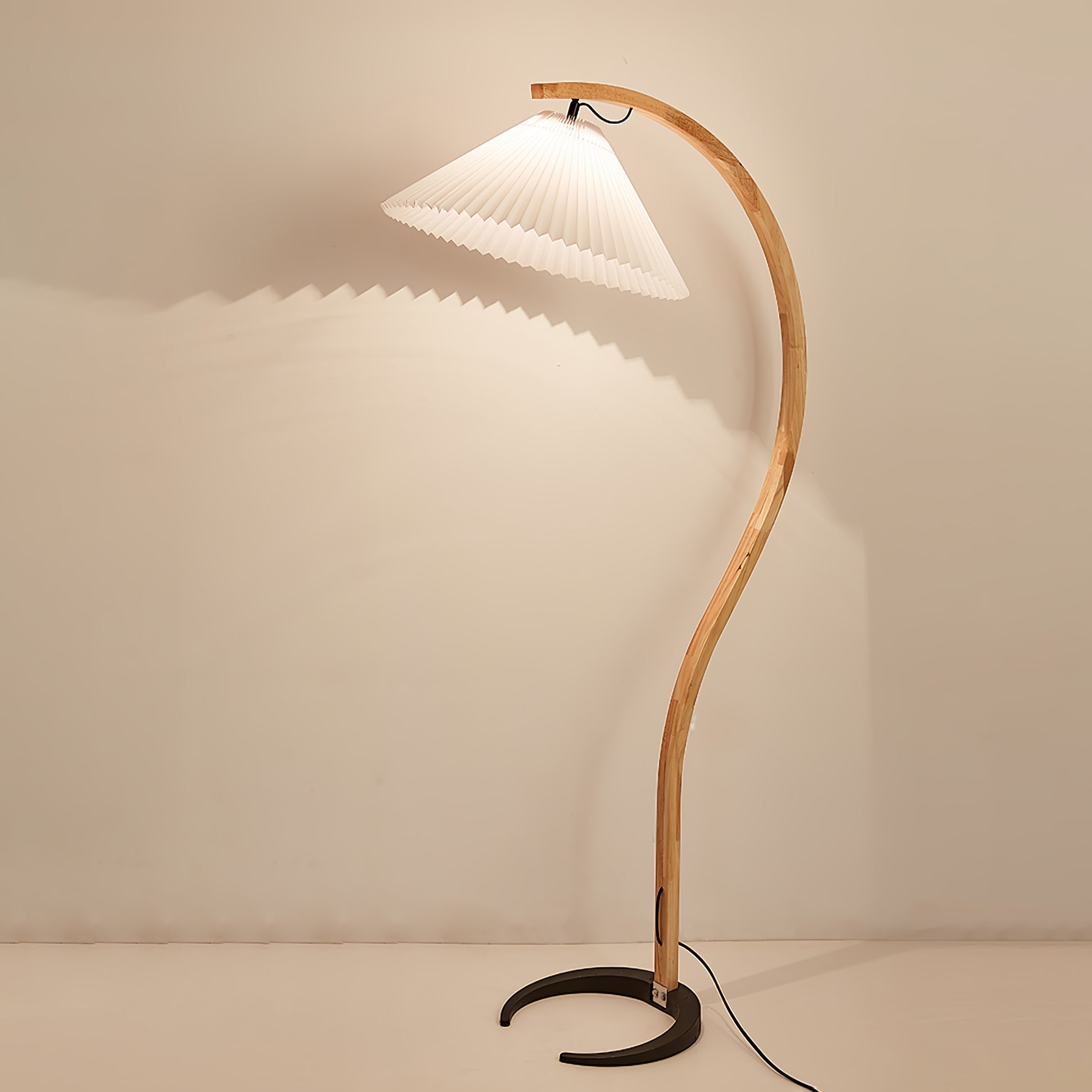 Modern Caprani Adjustable LED Floor Lamp with Remote Control - Brighten Your Living Room, Bedroom, or Office with Stylish Ambient Lighting