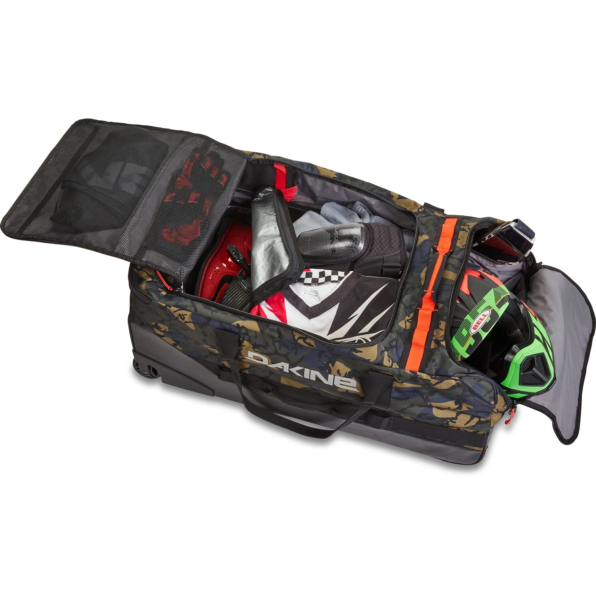 Dakine Torque 125L Wheeled Duffle Bag - Large Travel Duffel with Wheels for Gym, Sports Gear & Weekend Trips - Durable Rolling Luggage for Men & Women