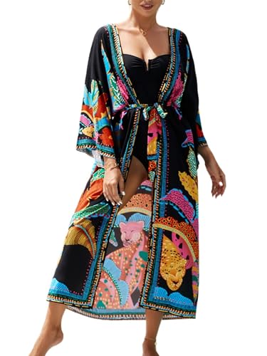H04-black Leaf Floral
