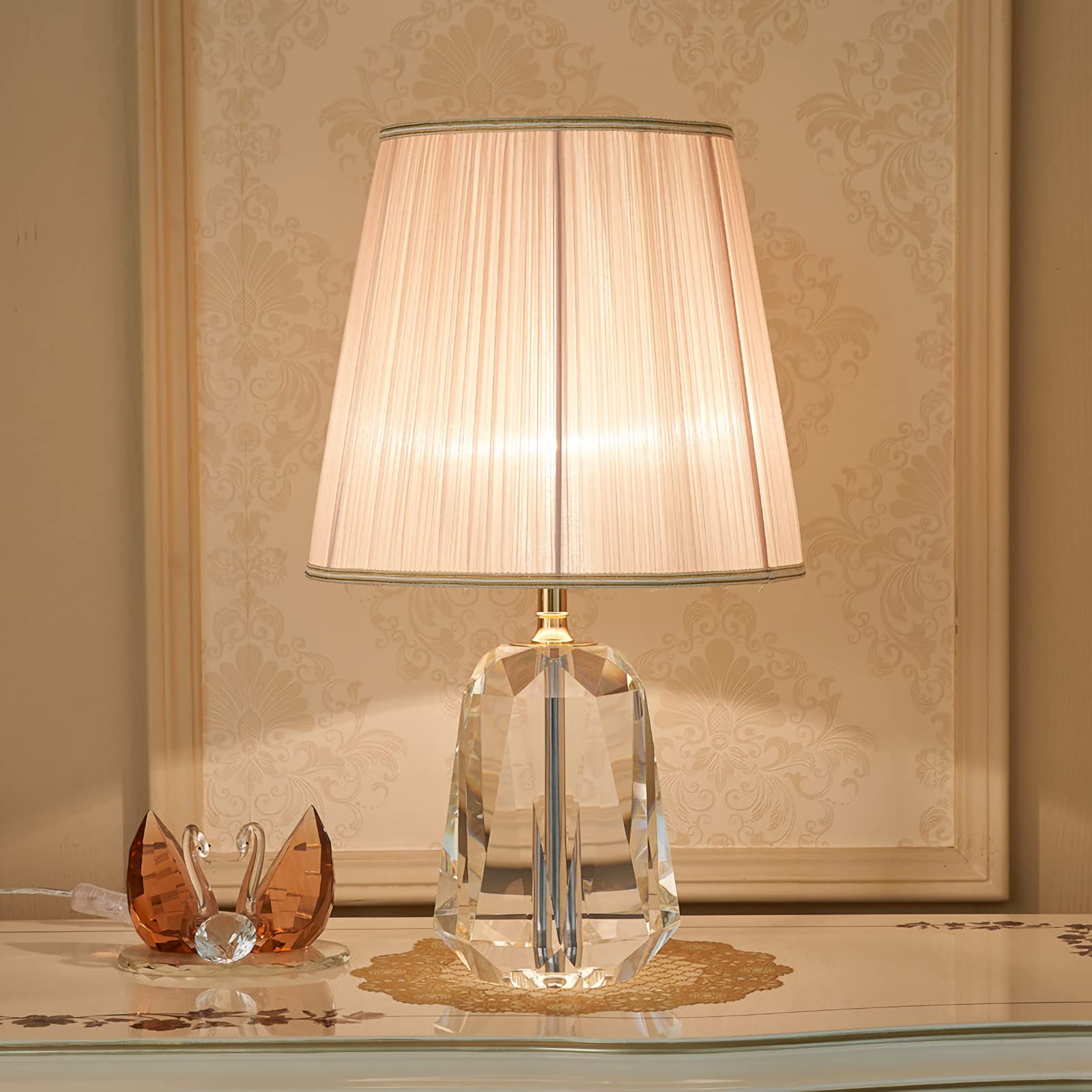 Luxury Crystal Table Lamp 22.8