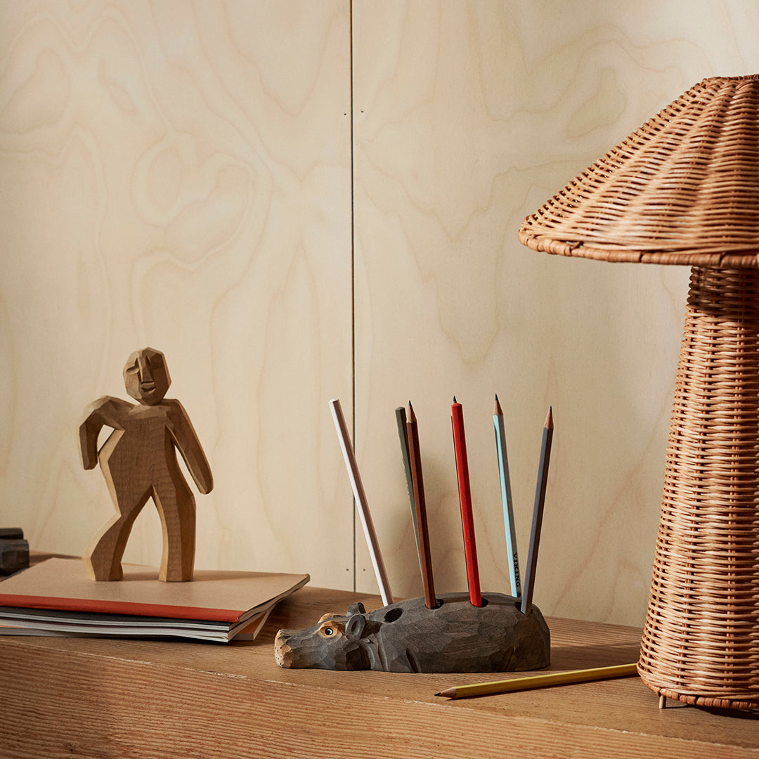 Ferm Living Duo Table Lamp - Modern Scandinavian Design for Bedroom, Living Room & Office - Stylish LED Night Light with Adjustable Brightness