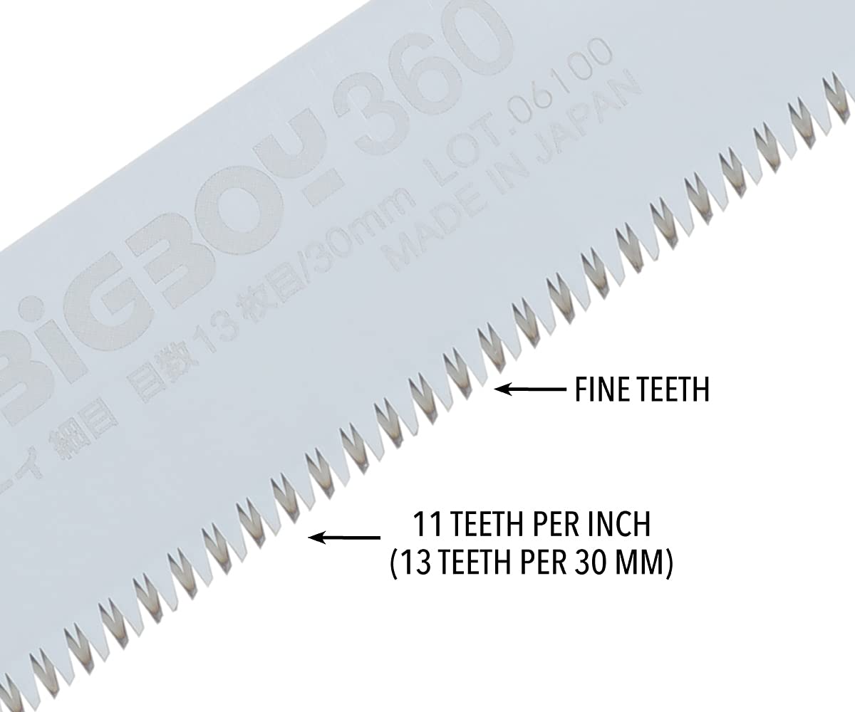 Silky Replacement Blade BIGBOY 360mm Fine Teeth (353-36) - Precision Cutting for Woodworking, Pruning & Landscaping | Compatible with Silky Saws