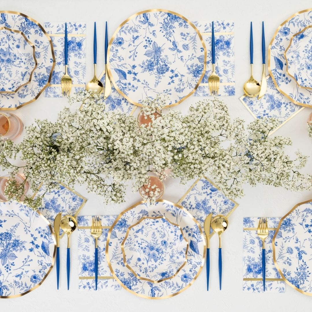 Elegant Timeless Table Setting - Premium Dinnerware Set for Formal & Casual Dining - Perfect for Weddings, Holidays & Everyday Use