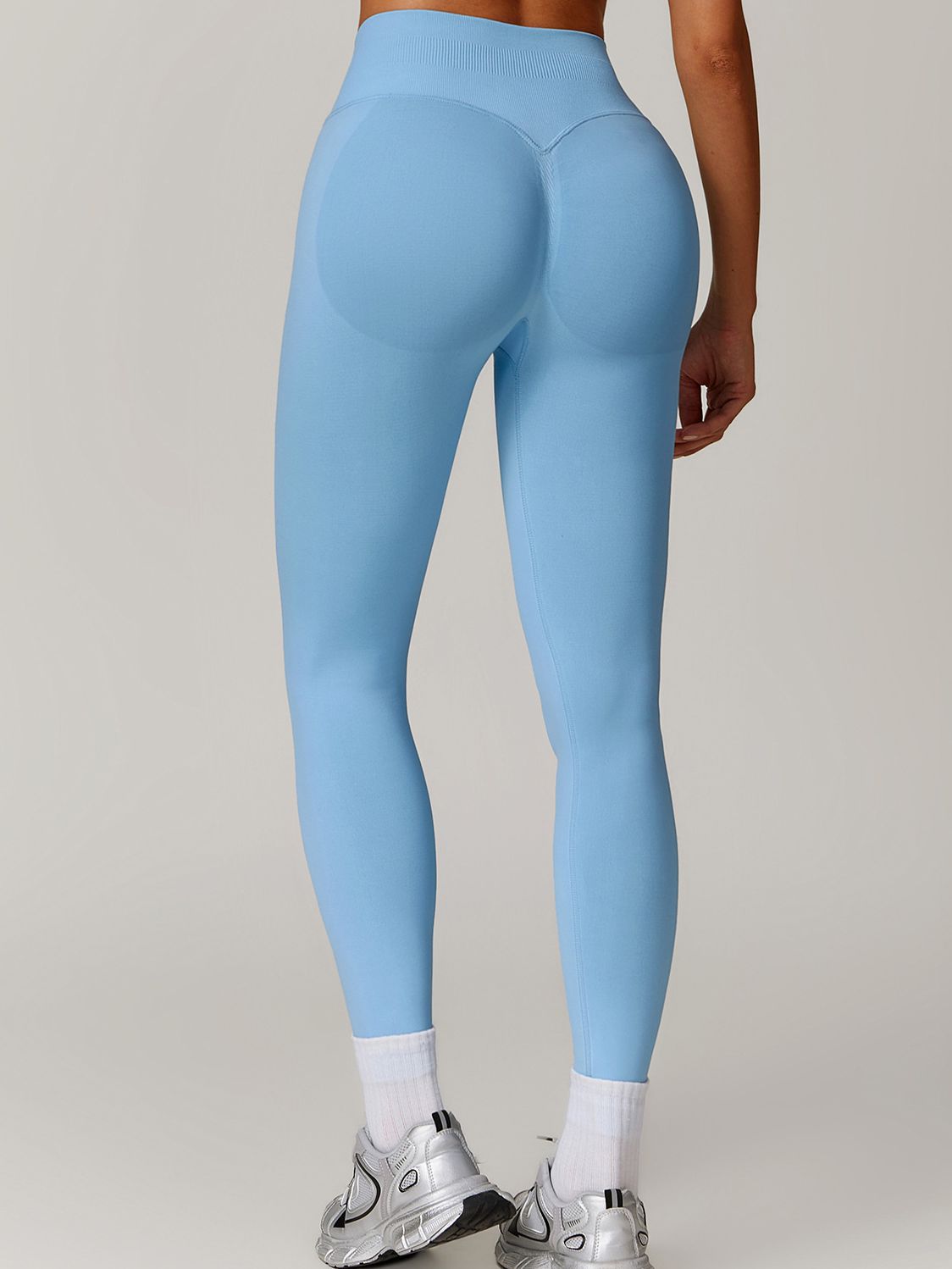 ZASUWA Women's High Waisted Seamless Scrunch Butt Lifting Leggings - Perfect for Yoga, Gym Workouts & Everyday Wear