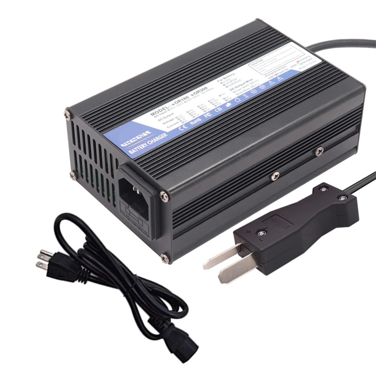36V Golf Cart Battery Charger 18 AMP - Compatible with Club Car, EZGO & Yamaha - Fast Charging for Extended Play & Performance on the Course
