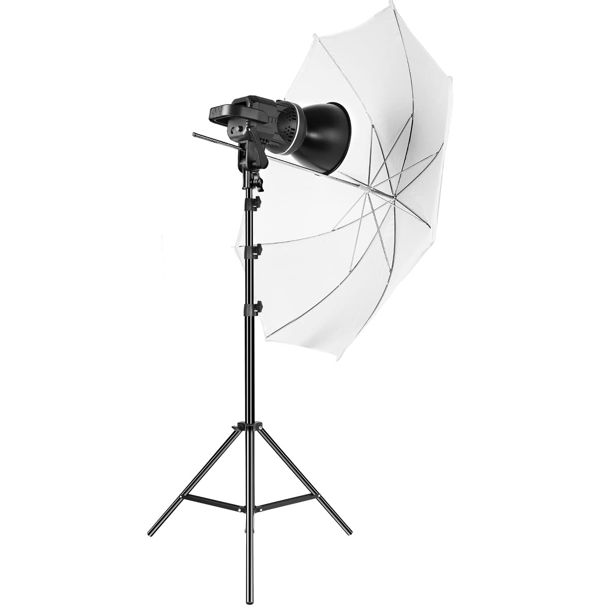 GVM 80W LED Video Light Kit with Tripod Stand & Soft Umbrella - 5600K Daylight, CRI97+ High Color Accuracy - Continuous Lighting for YouTube, Photography, Wedding, Live Streaming, Studio & Outdoor Shooting (P80S-2)
