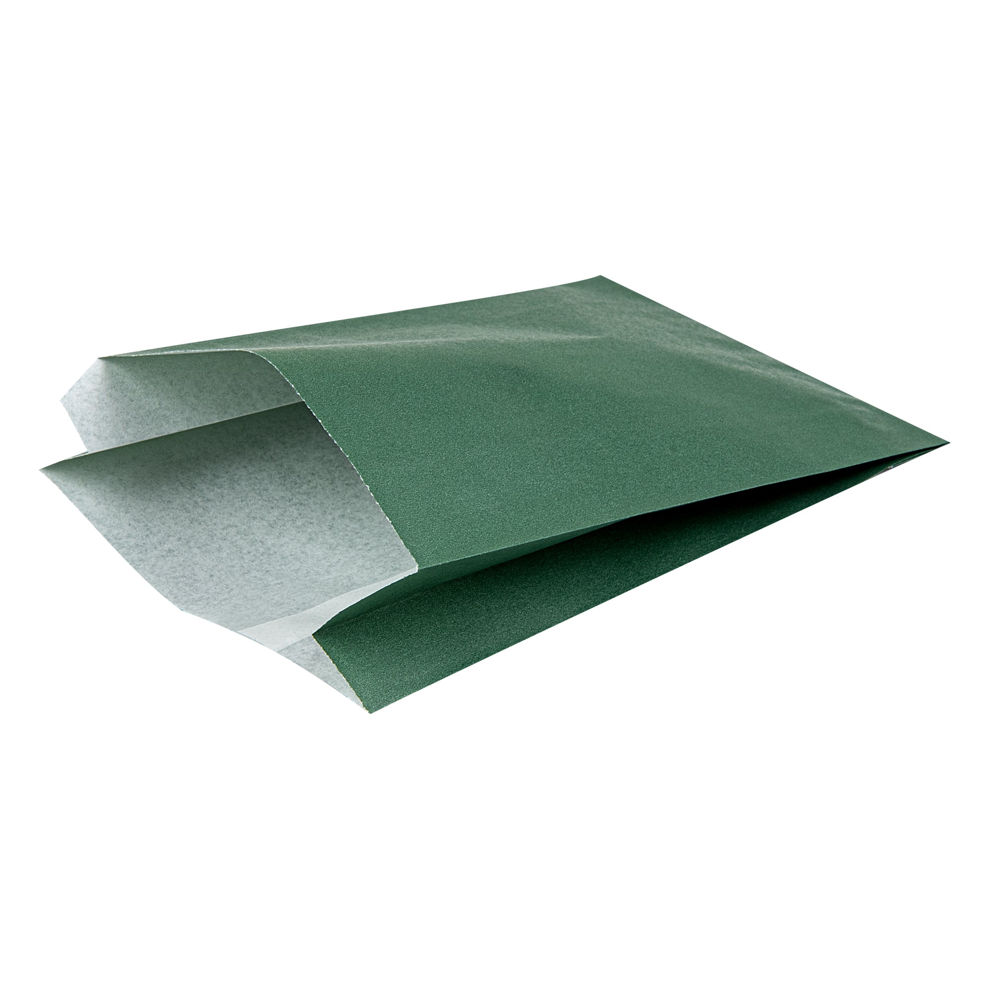 Eco-Friendly Forest Green French Fry & Snack Bags - 4.25
