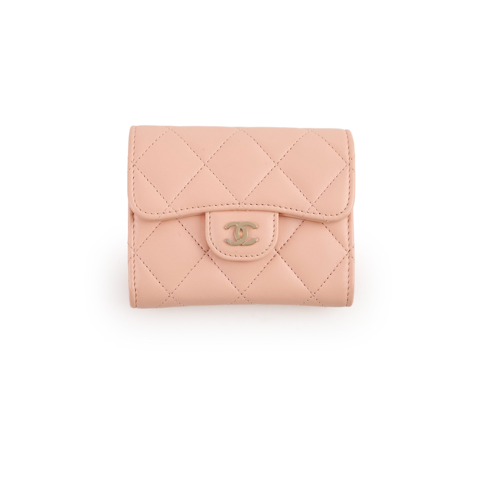 Chanel Card Holder On Chain Nude 31 Series - Luxury Women's Wallet with Wristlet - Perfect for Everyday Use, Parties & Travel