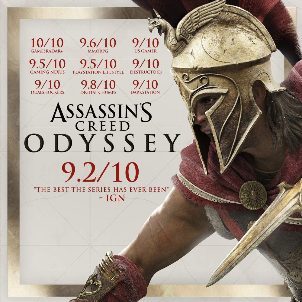 Assassin's Creed Odyssey Gold Steelbook Edition for PlayStation 4 - Open World Action RPG Game with Exclusive Collectible Case | Perfect for Gaming Enthusiasts & Collectors