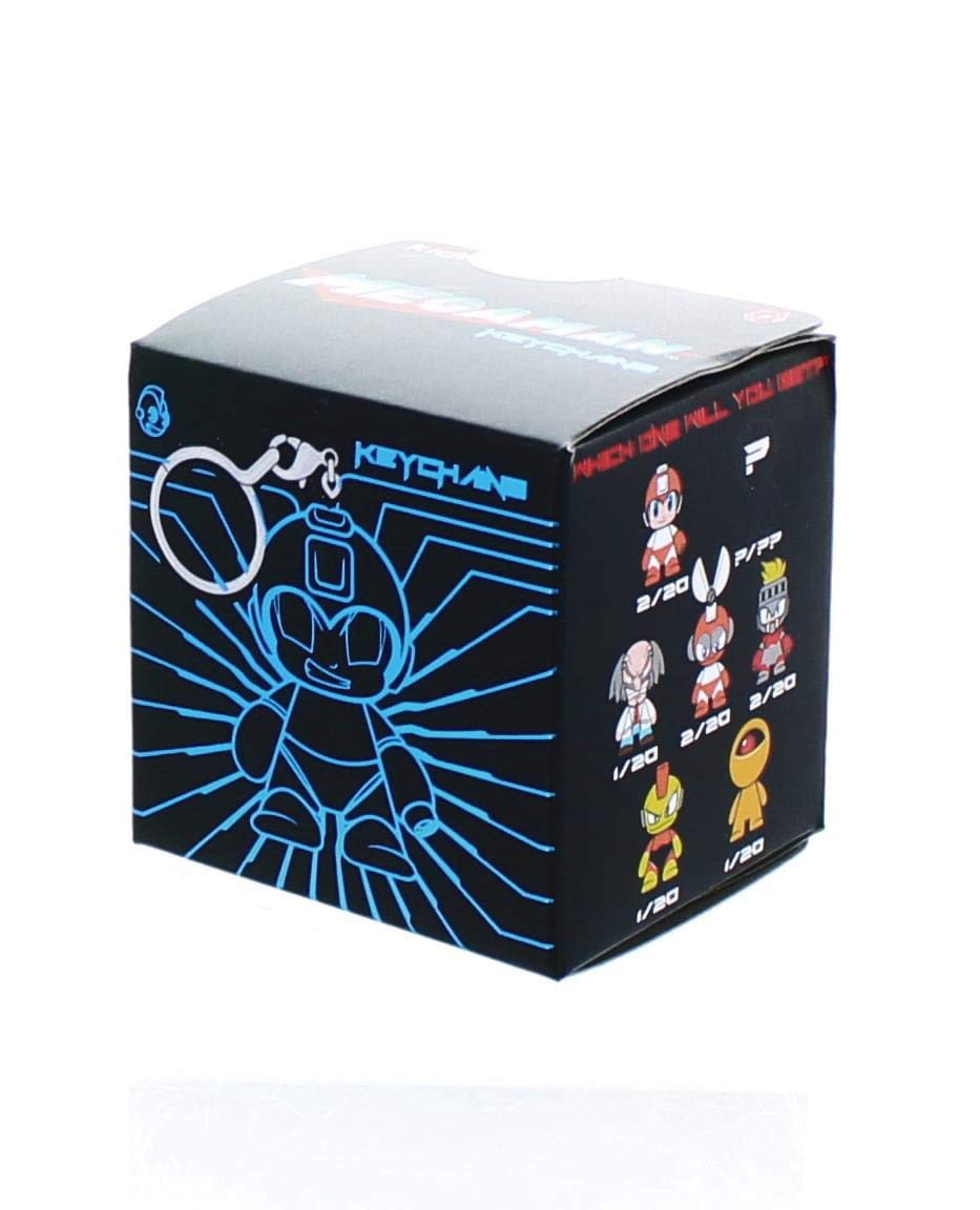 Kidrobot Mega Man Mini Series Bomb Man 1.5 Inch Vinyl Figure Keychain - Collectible Action Figure for Gamers & Anime Fans - Perfect for Keychains, Backpacks, and Gift Giving