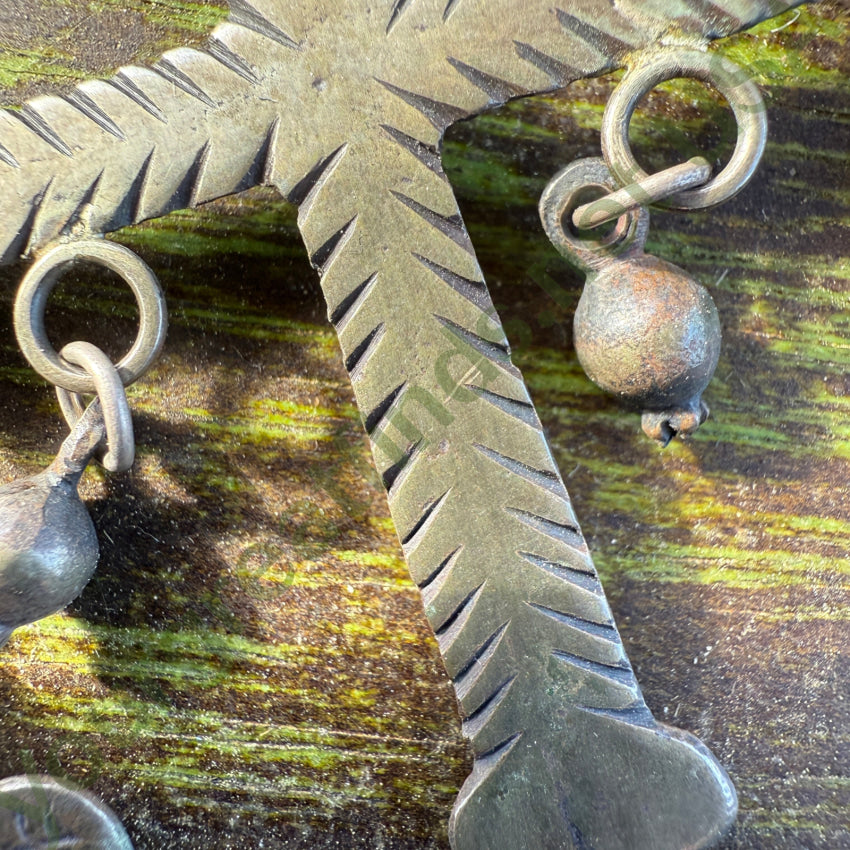 Vintage Mexico Sterling Silver Yalalag Cross Beaded Necklace - Handmade Mexican Jewelry for Women, Boho Chic Cross Pendant Necklace - Perfect for Gifts, Parties, and Everyday Wear