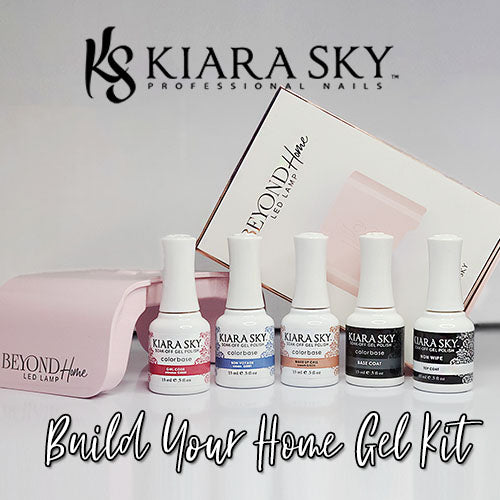 Kiara Sky Professional Gel Nail Kit - DIY At-Home Manicure Set with LED Lamp & Nail Polish for Salon-Quality Nails | Perfect for Parties, Weddings & Special Occasions