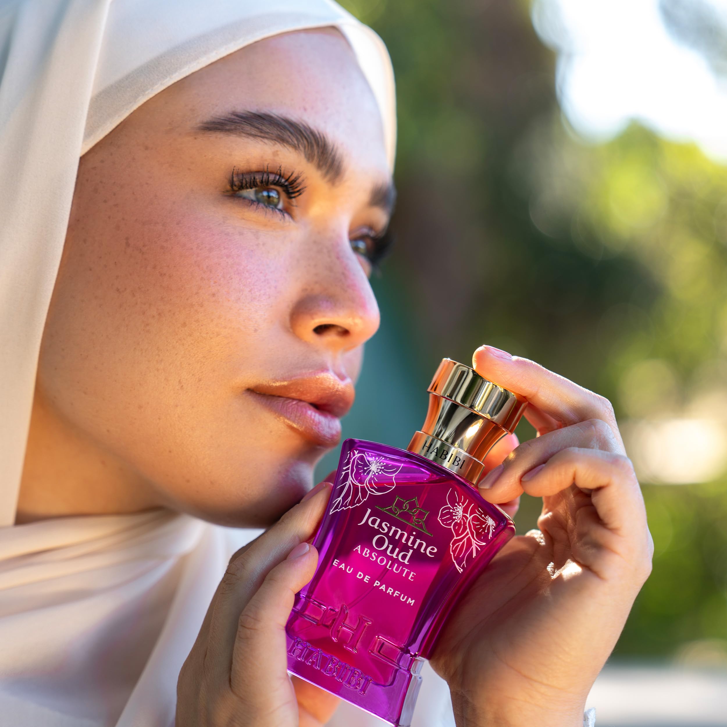 Premium Jasmine Oud Perfume for Women - Long Lasting Floral Eau de Parfum with Arabian Oud, Woody Musk, Leather & Floral Notes (2.5 Oz) - Perfect for Evening Events, Date Nights & Special Occasions
