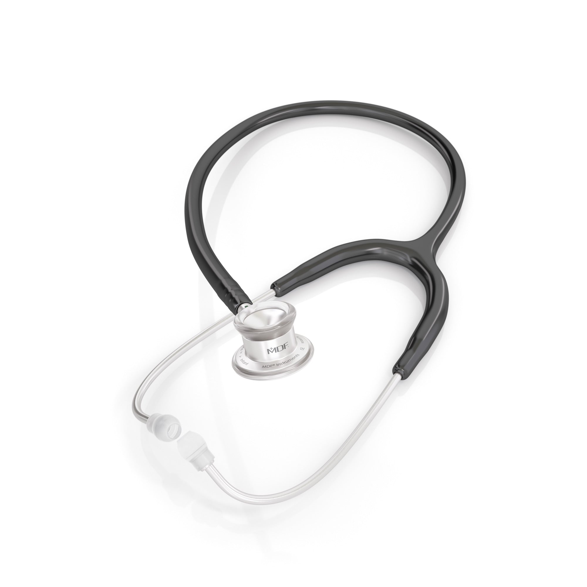 MD One® Infant Stethoscope - Black | Pediatric Stethoscope for Newborns & Babies | Perfect for Doctors, Nurses & Medical Students | Home & Clinical Use