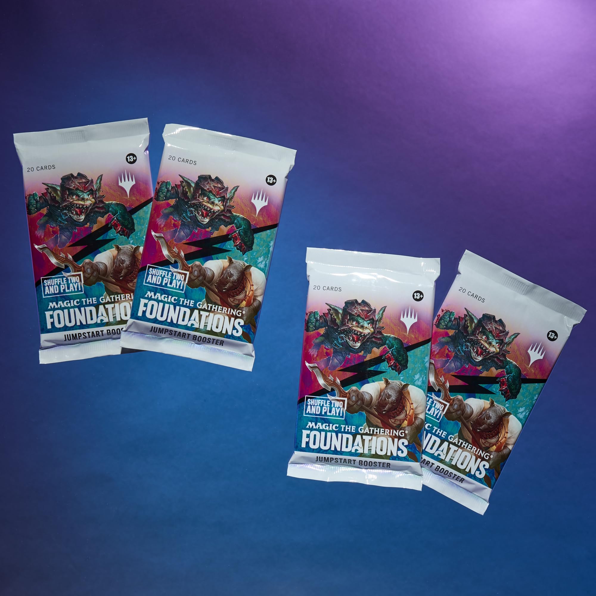 Magic: The Gathering Foundations Jumpstart 2025 Booster Pack - 24 Ready-to-Play MTG Decks for Casual & Competitive Gaming