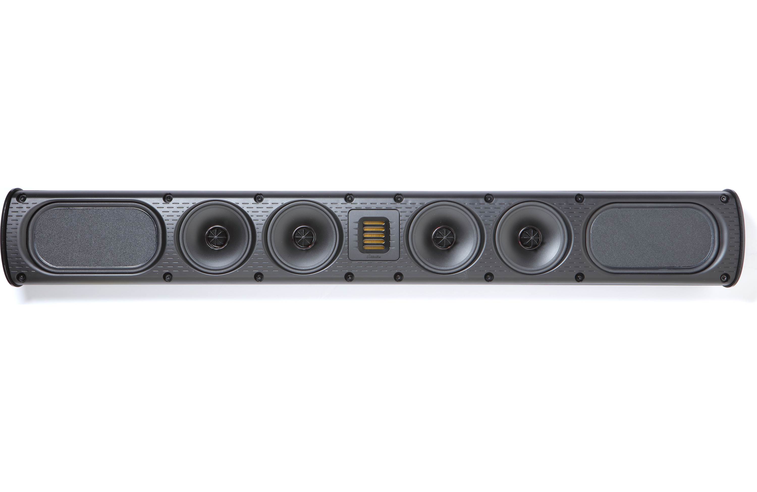 GoldenEar SuperSat 60C High-Performance On-Wall Satellite Center Channel Speaker - Perfect for Home Theater Surround Sound Systems & Movie Nights
