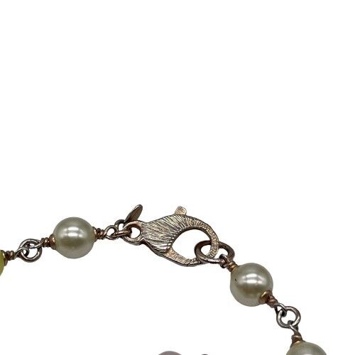 Chanel 2016 Pearl CC Logo Long Necklace with Clear Beads - Elegant Yellow Fashion Jewelry for Women, Perfect for Parties, Weddings and Special Occasions