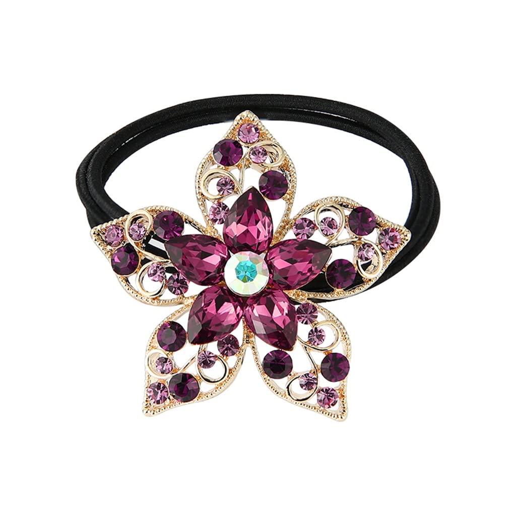 WYBFZTT-188 Women's Pentagram Hair Rope - Rhinestone Hair Accessories, Headband, Hair Tie, Fashion Hair Jewelry for Parties, Weddings & Special Occasions