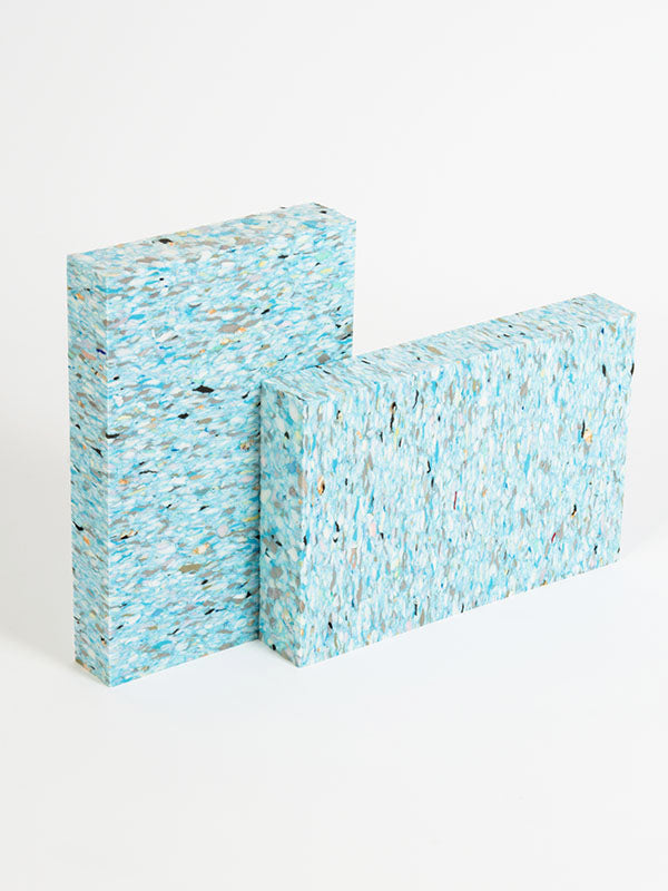 Eco-Friendly Recycled Foam Yoga Blocks (2-Pack) - Non-Slip Support for Yoga, Pilates & Meditation - Perfect for Home & Studio Practice