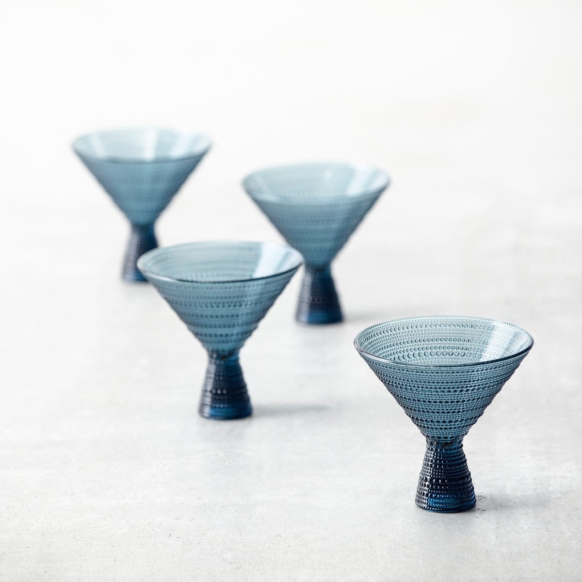 Fortessa Jupiter Martini Glasses 11.5oz (Set of 4) - Elegant Cocktail Glasses for Martinis & Mixed Drinks - Perfect for Home Bars, Parties & Entertaining - Multiple Colors Available