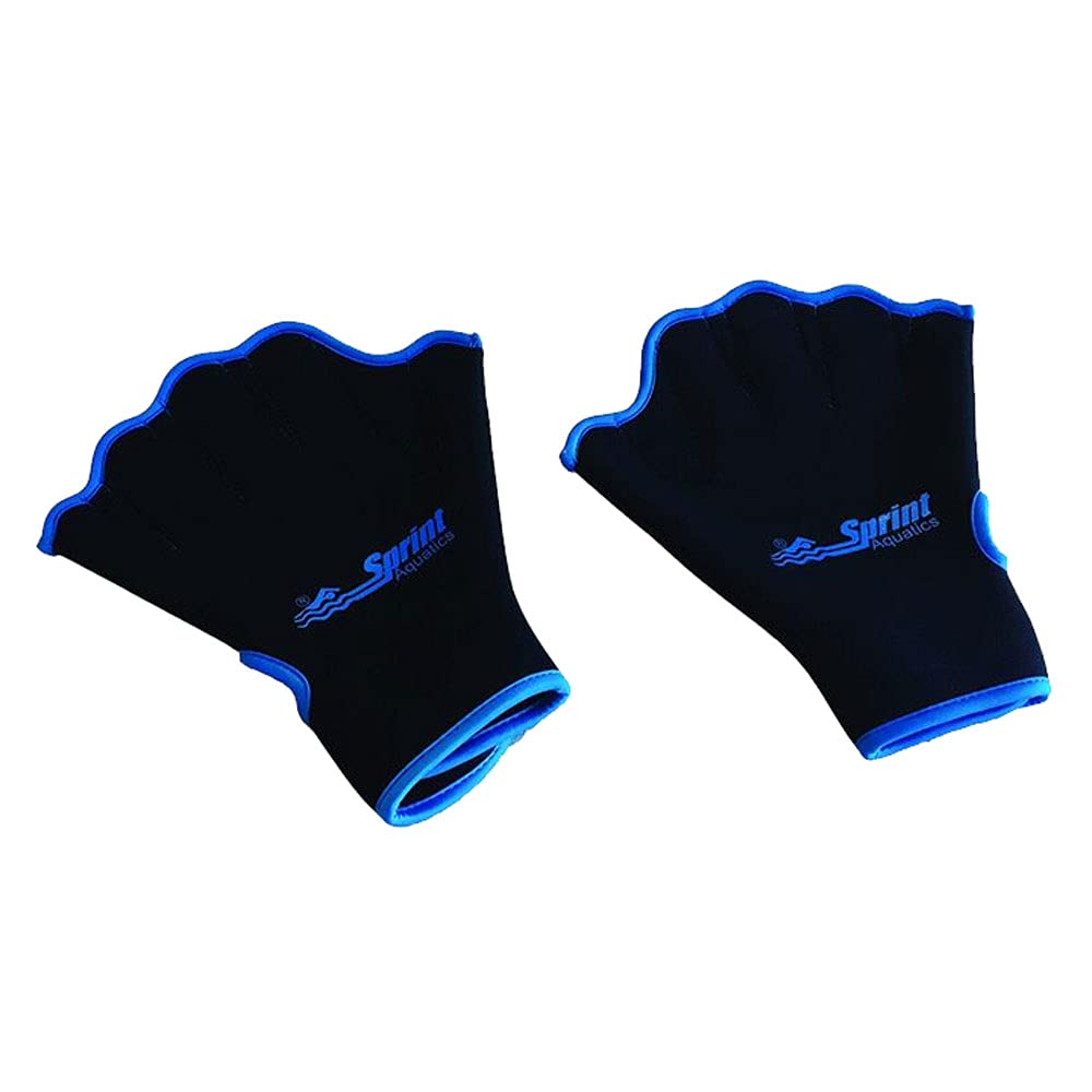 Sprint Neoprene Velcro Aqua Gloves - Waterproof & Durable for Swimming, Kayaking, and Water Sports | Ideal for Cold Weather & Outdoor Activities