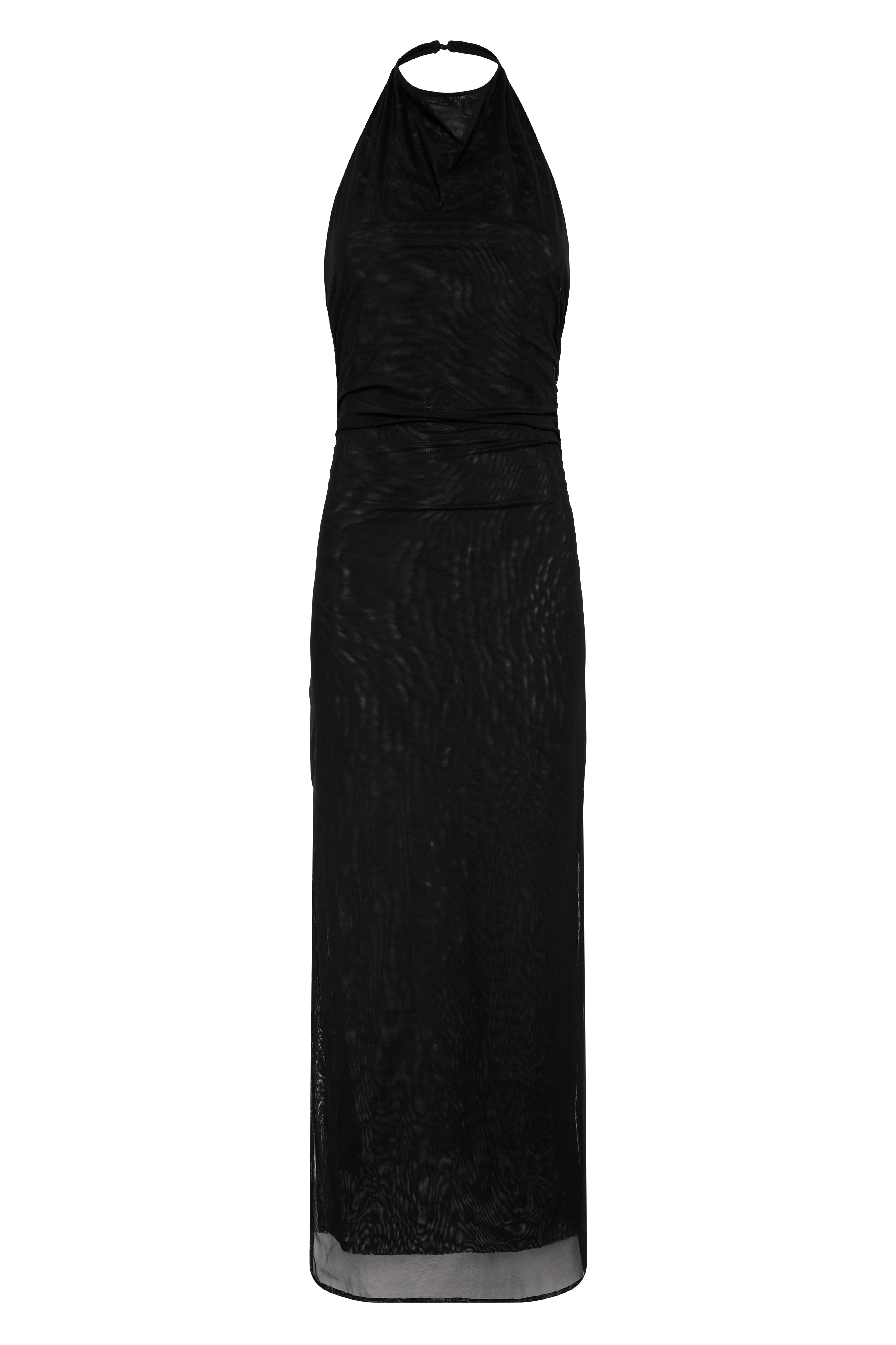 Jacques Mesh Halter Midi Dress - Elegant Summer Party Dress for Women, Beach Wedding Guest Outfit, Boho Chic Cocktail Attire