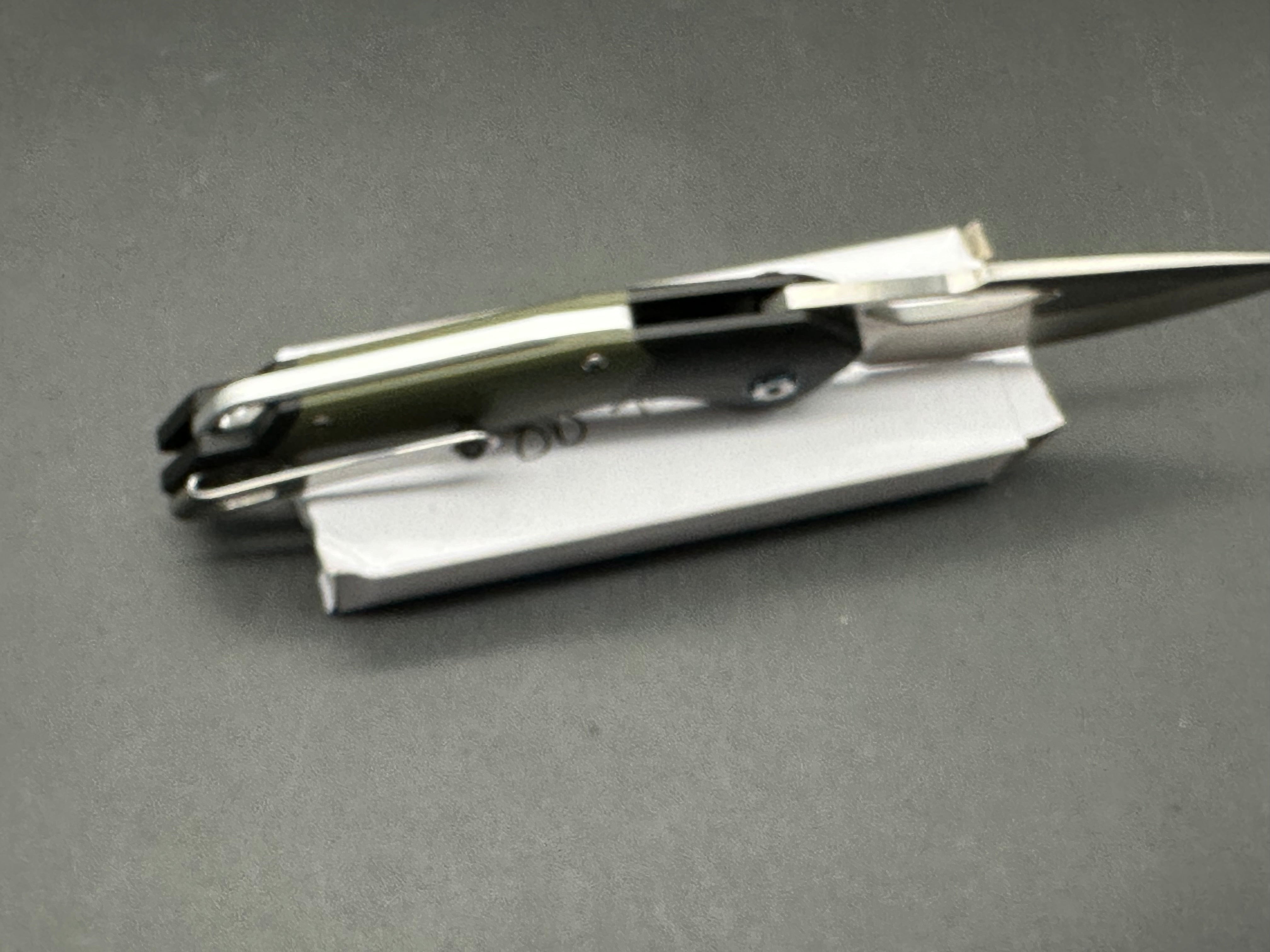 BEGG KNIVES Galaxy Green/Black G10 Handle Satin VG-10 Folding Pocket Knife - EDC, Camping, Hiking & Outdoor Survival Tool