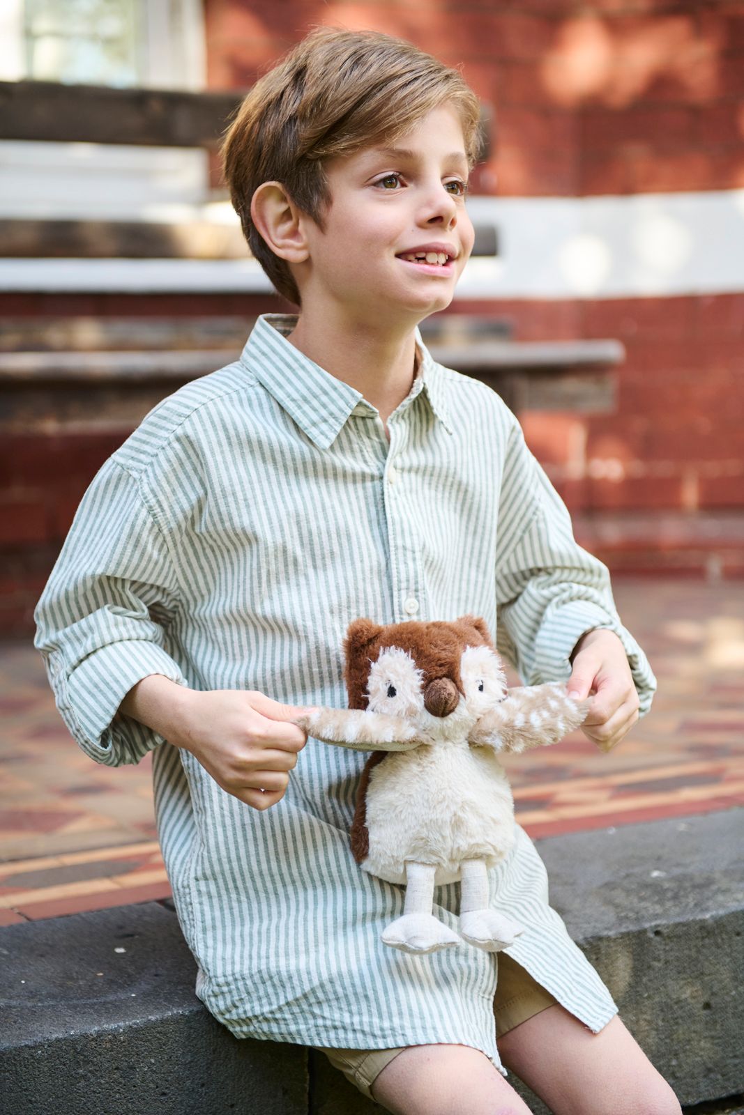 Oscar Owl Small Plush Toy - Cute Stuffed Animal for Kids, Perfect for Gifts, Nursery Decor & Cuddling at Home or Travel