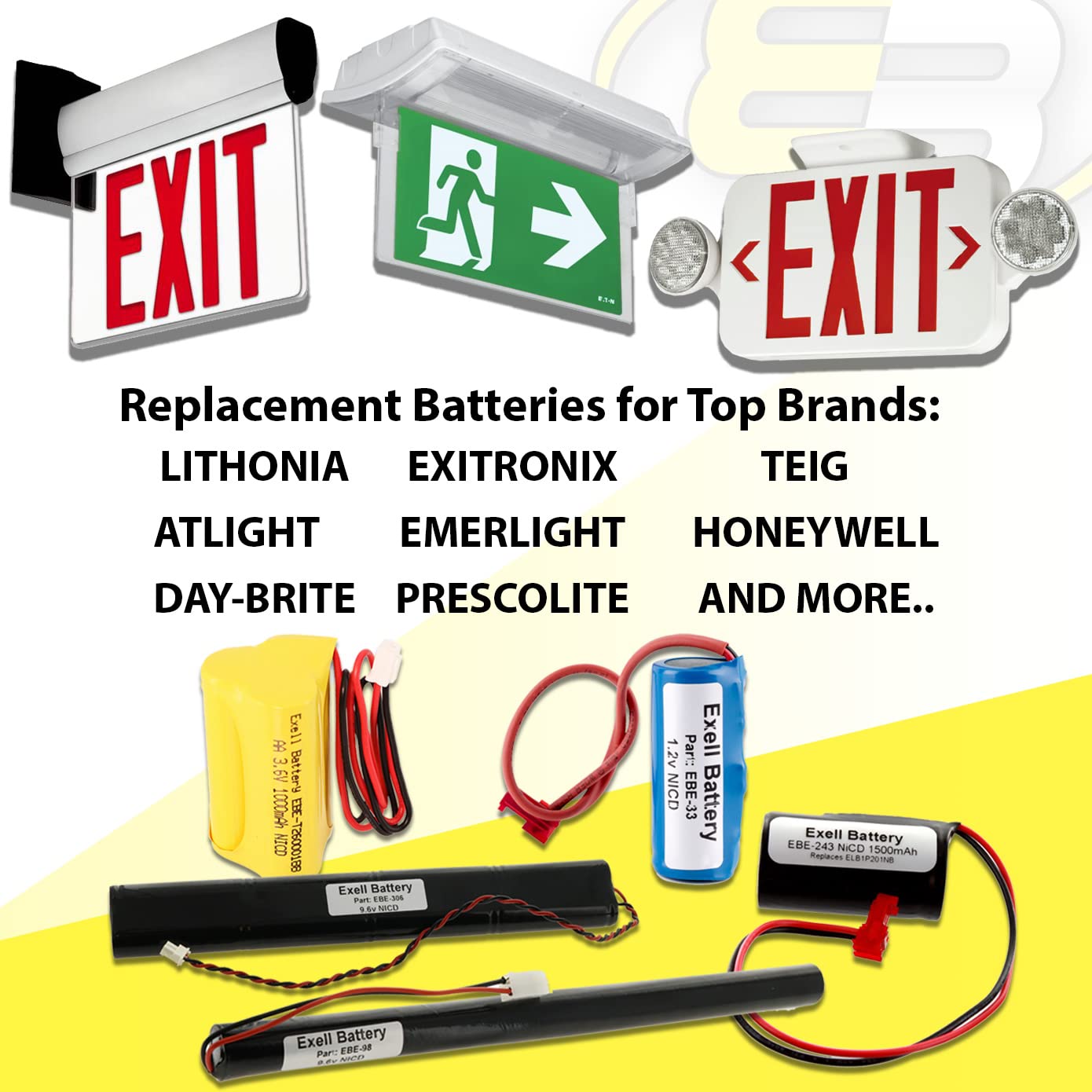 (3-Pack) Exell Weather Station Batteries - Compatible with Oregon Scientific STR918/STR928/STR938/STR968 - Replacement for 25AAH3BMX-2 - Perfect for Home Weather Monitoring, Outdoor Thermometers & Scientific Instruments