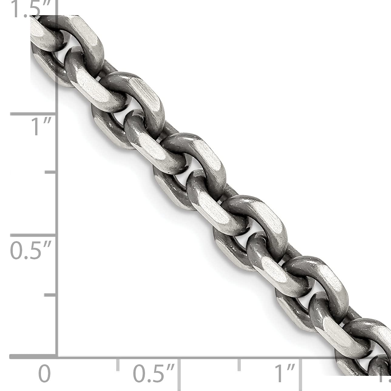 Vintage Sterling Silver 7.0mm Double Curb Elongated Open Link Chain Necklace for Women - Perfect for Layering, Gift Giving & Everyday Elegance