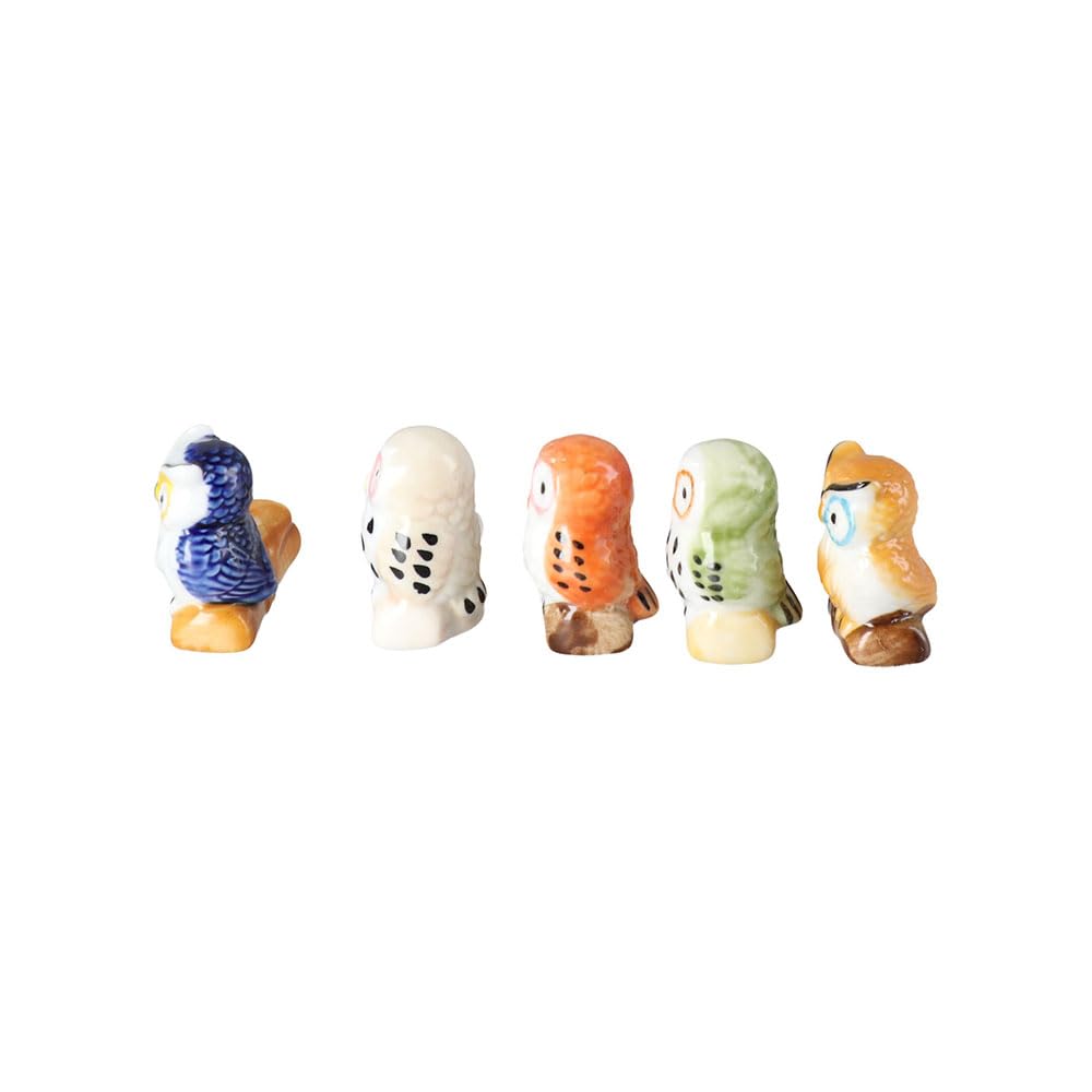 Owl Ceramic Chopstick Rest Holder - Cute Spoon Fork Knife Stand for Kitchen & Dining Table | Perfect Housewarming Gift for Home Decor & Dinnerware Set
