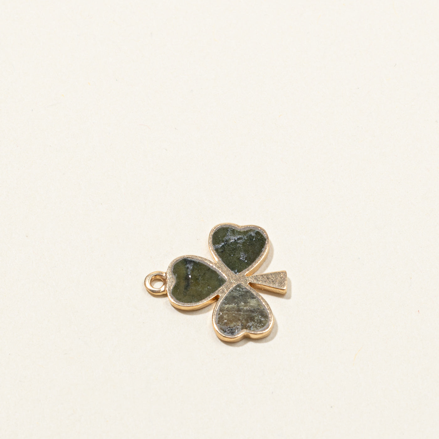 1978 Dublin 9k Gold Clover Leaf Charm Pendant - Vintage Irish Jewelry for Necklace, Bracelet & Gift Giving - Perfect for St. Patrick's Day, Irish Weddings & Good Luck Charms