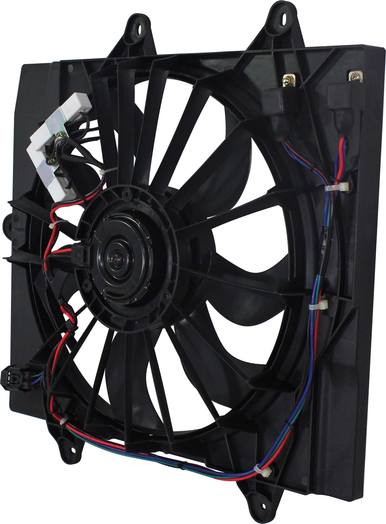 Evan Fischer Cooling Fan Assembly Compatible with 2006-2009 Chrysler PT Cruiser - CH3115156 | Replacement Radiator Cooling Fan | Perfect for Overheating Prevention & Engine Cooling