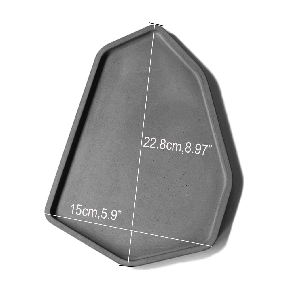 Fruit Tray Molds, Concrete Coaster Molds, Silicone Plaster Mold Pallet Molds for DIY Home Decor & Craft Projects - Perfect for Resin, Cement, and Plaster Creations